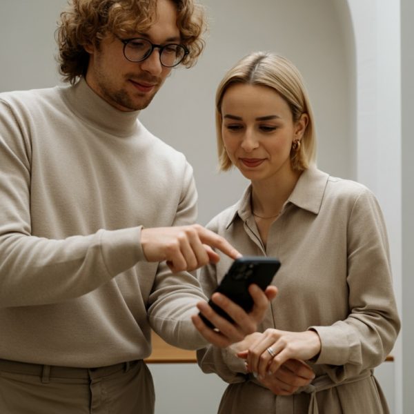 Couple with Smartphone